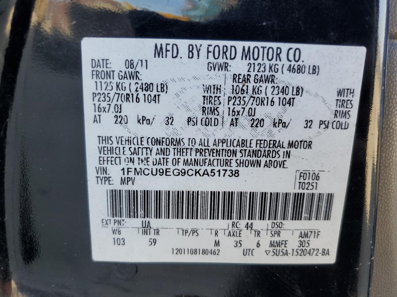 2012 Ford Escape - Image 13