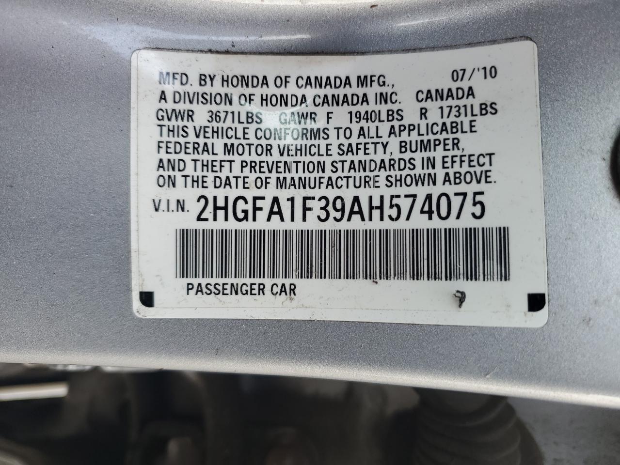 2010 Honda Civic - Image 14