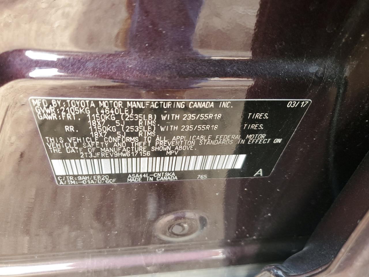2017 Toyota RAV 4 - Image 13