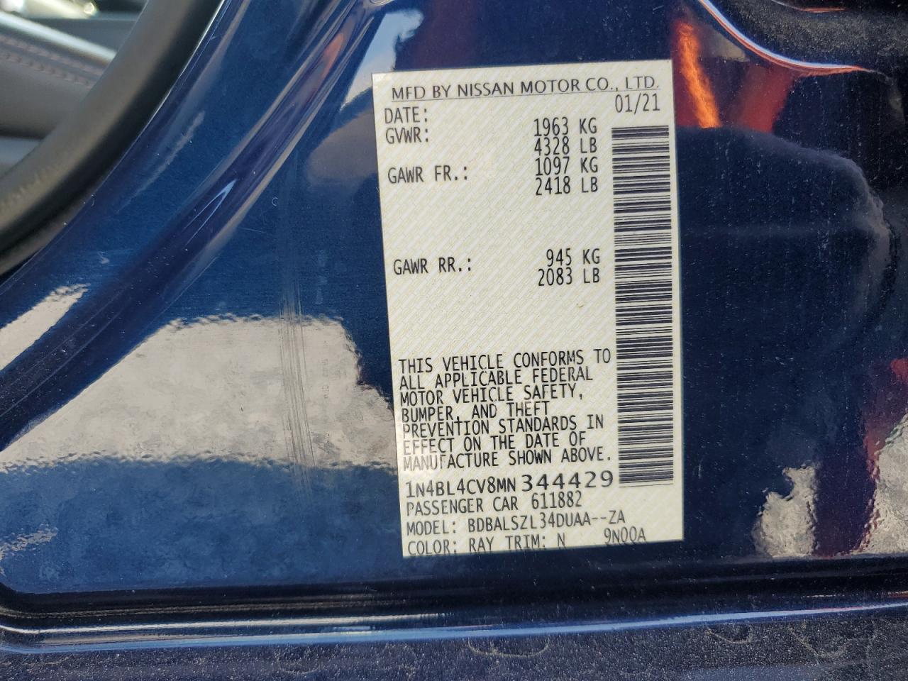2021 Nissan Altima - Image 12