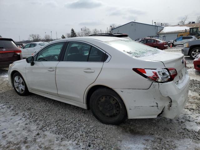  SUBARU LEGACY 2015 Белый
