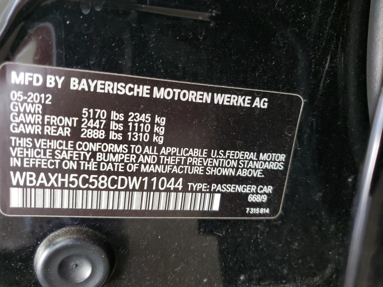 2012 BMW 5er - Image 12