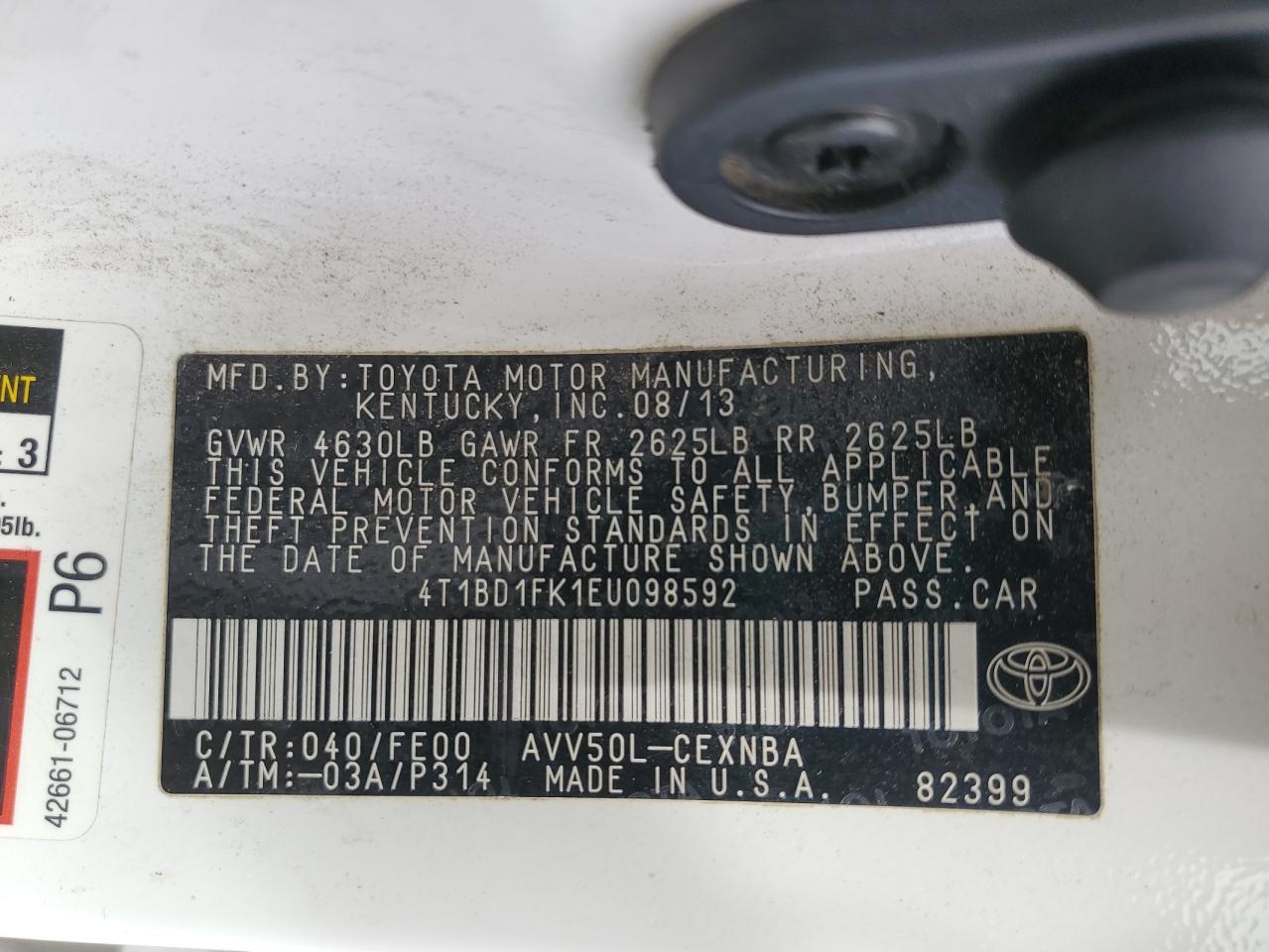 2014 Toyota Camry - Image 12