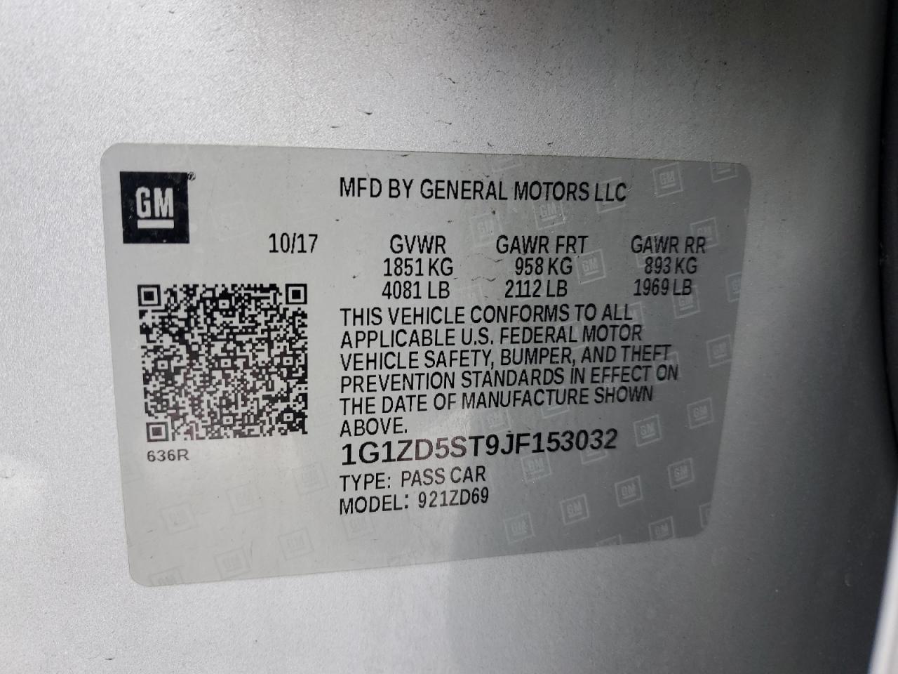 2018 Chevrolet Malibu - Image 12