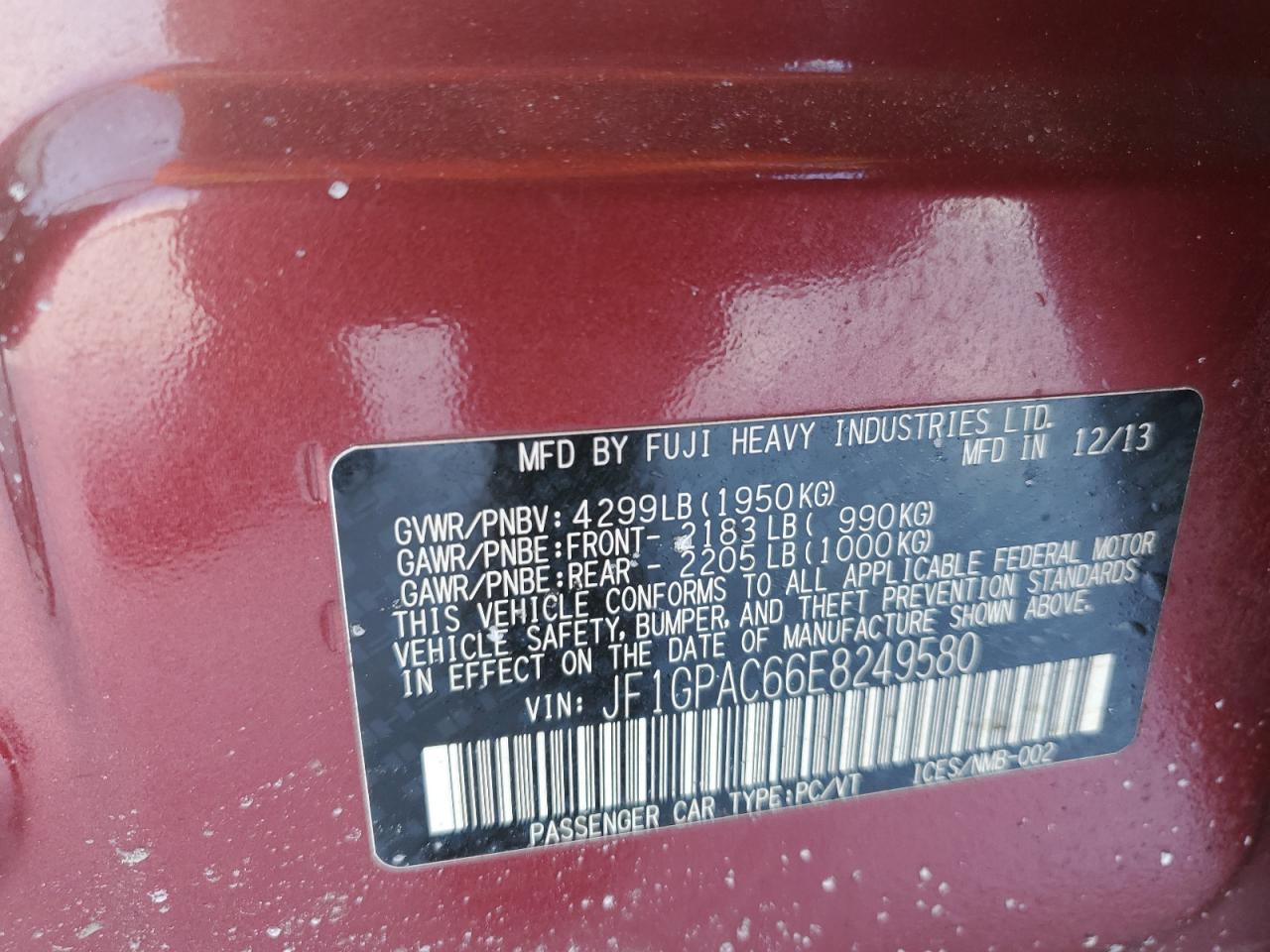 2014 Subaru Impreza - Image 12