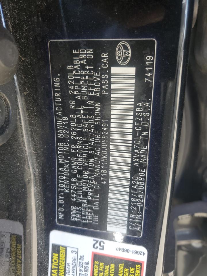 2018 Toyota Camry - Image 14