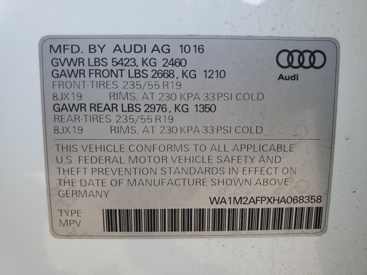 2017 Audi Q5 - Image 13