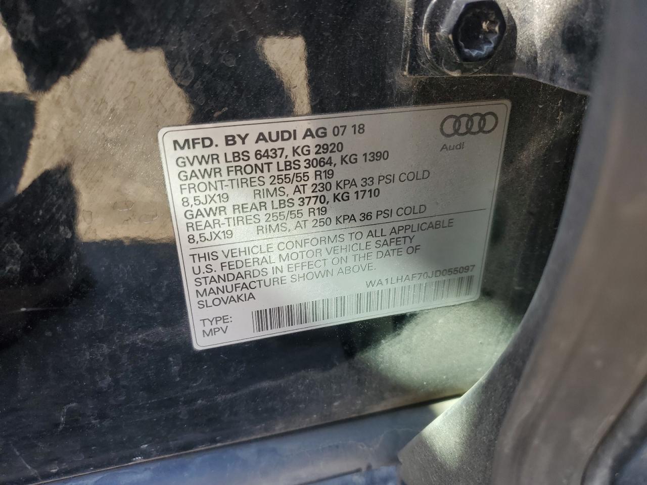 2018 Audi Q7 - Image 13