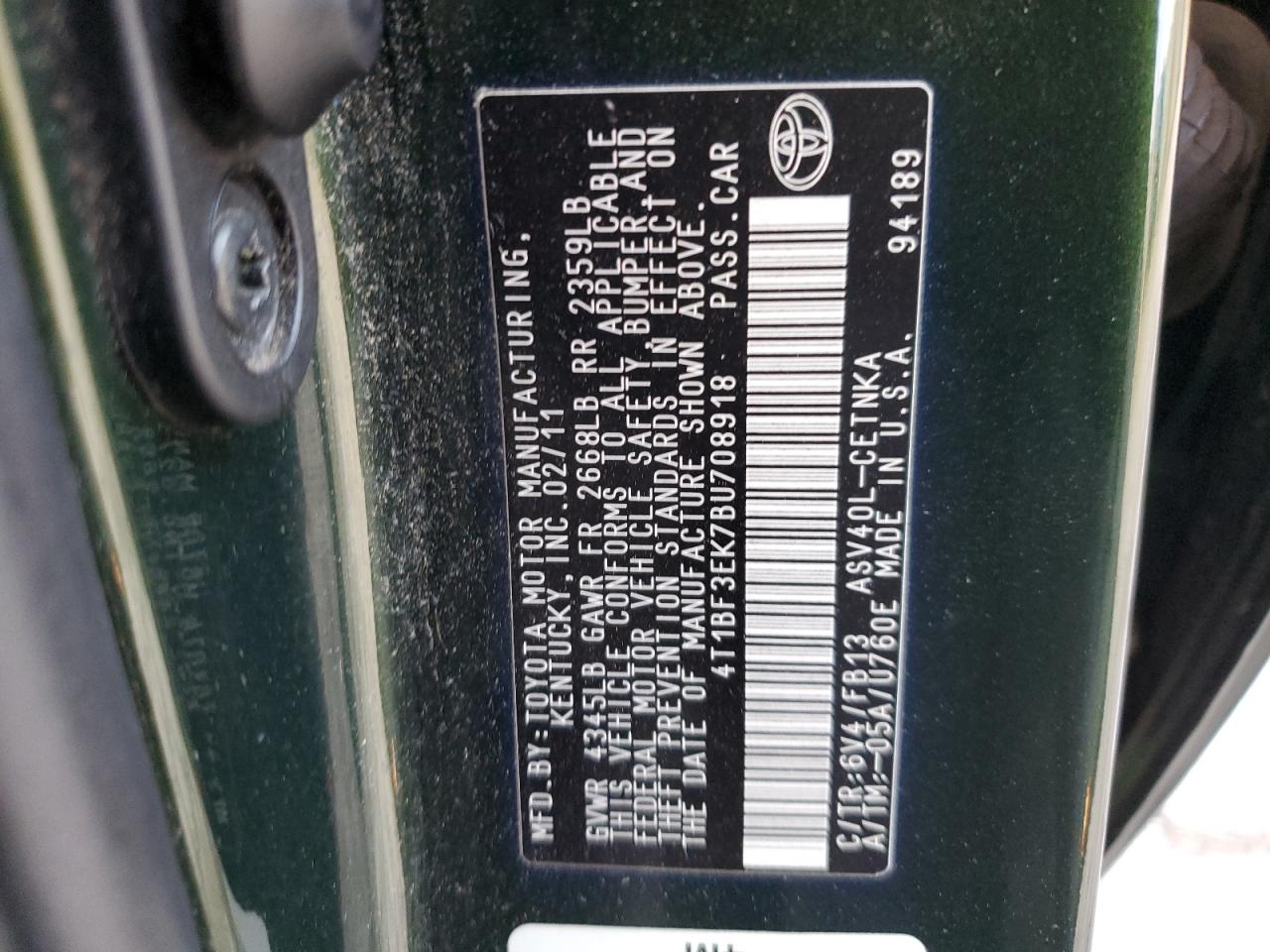 2011 Toyota Camry - Image 15