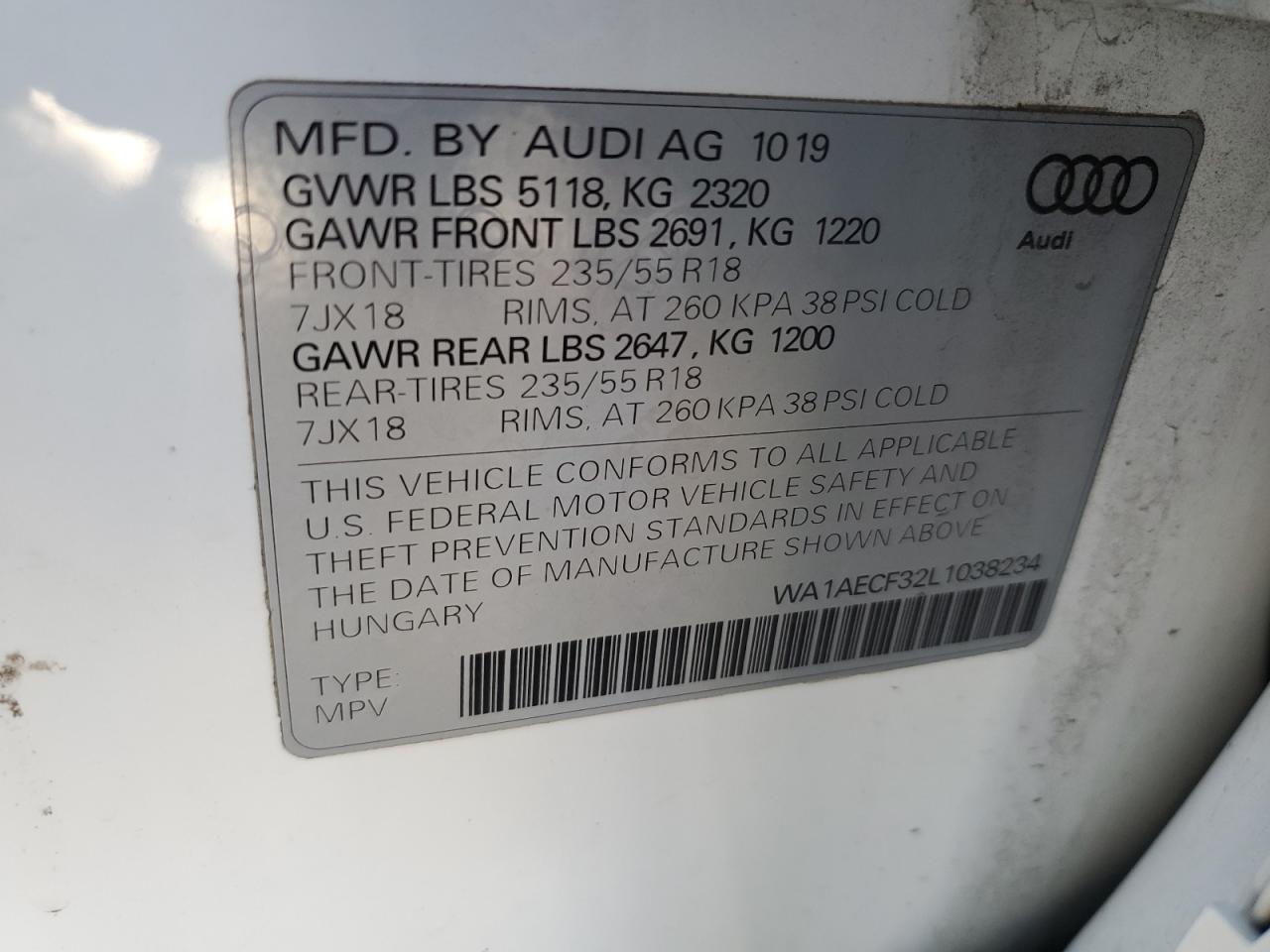 2020 Audi Q3 - Image 14
