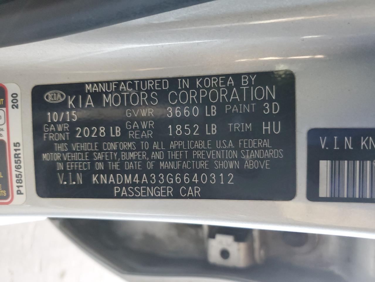 2016 Kia Rio - Image 12