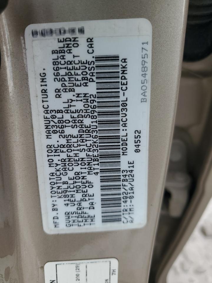 2003 Toyota Camry - Image 12