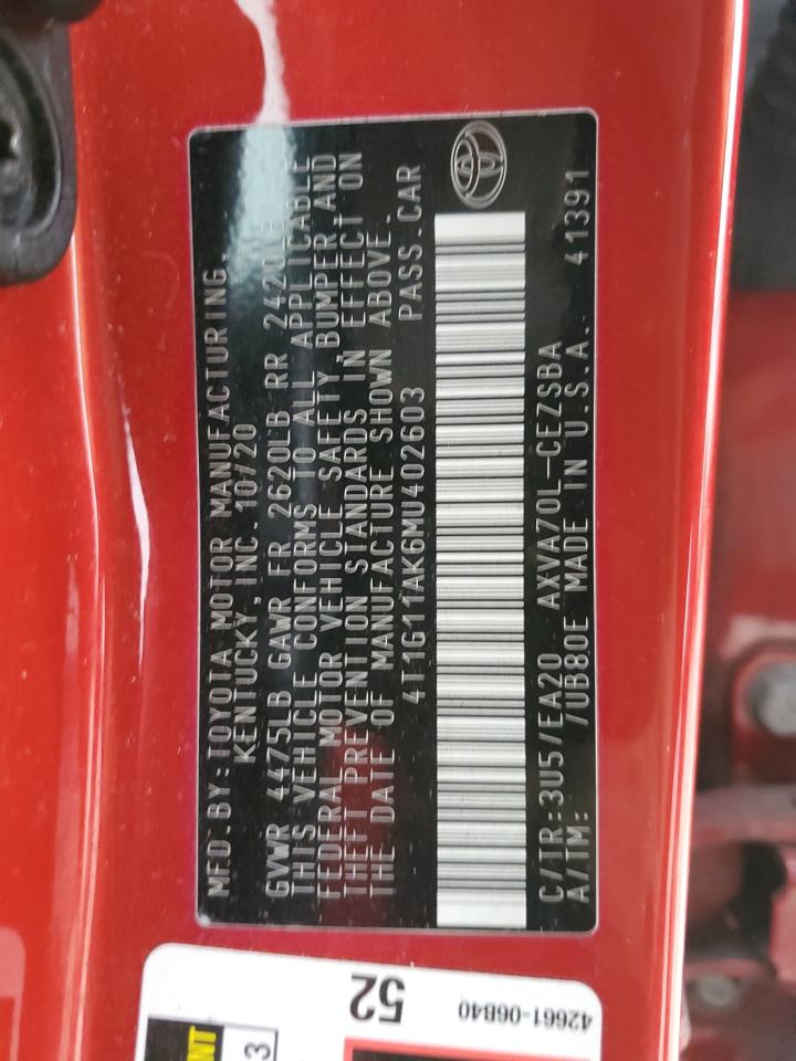 2021 Toyota Camry - Image 15