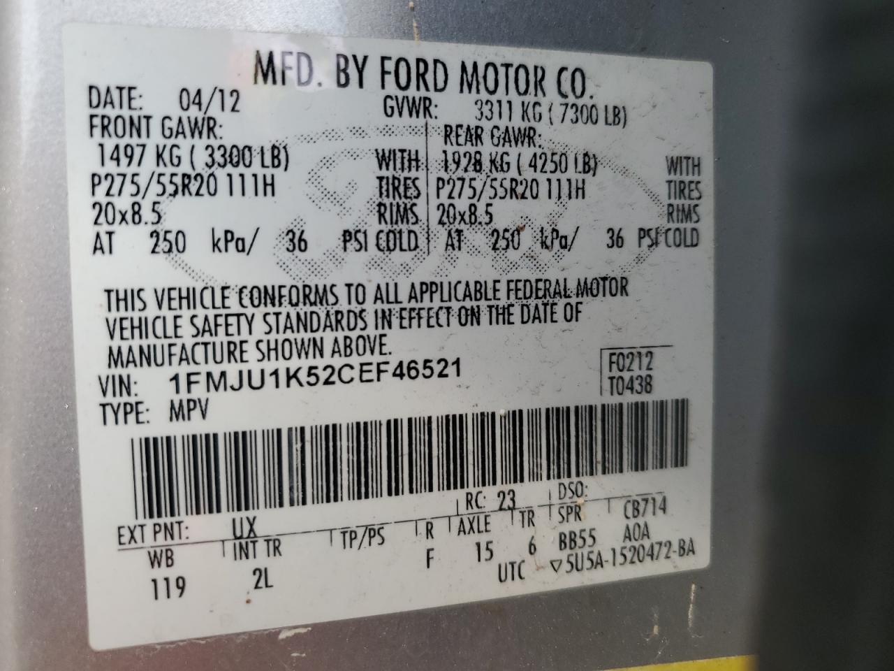 2012 Ford Expedition - Image 16