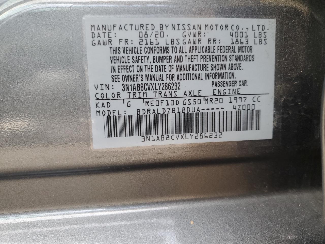 2020 Nissan Sentra - Image 12