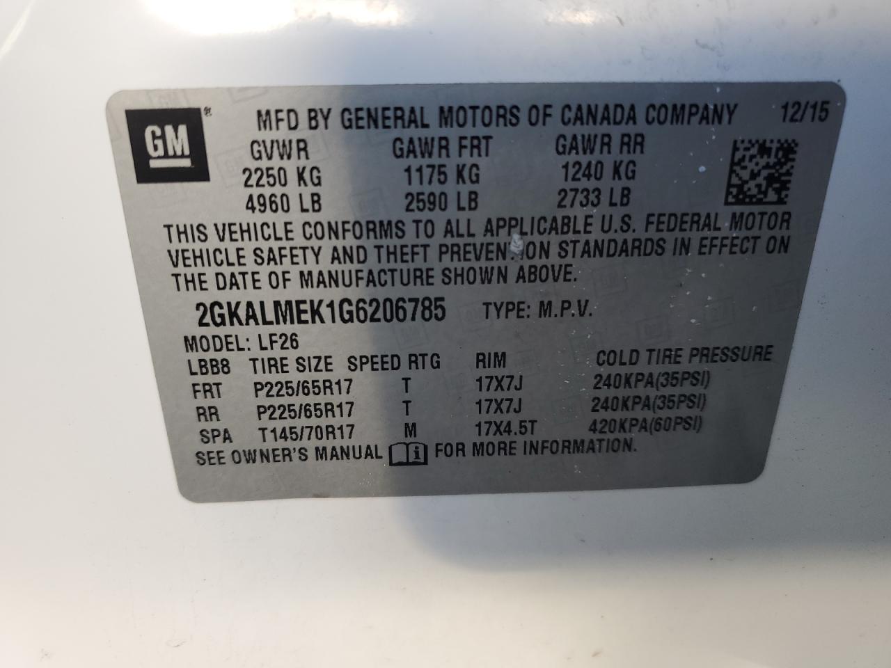 2016 GMC Terrain - Image 12