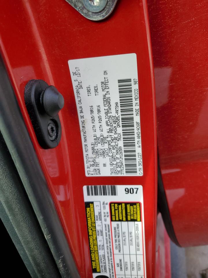 2018 Toyota Tacoma Double Cab VIN: 3TMCZ5AN7JM126509 Lot: 45883395