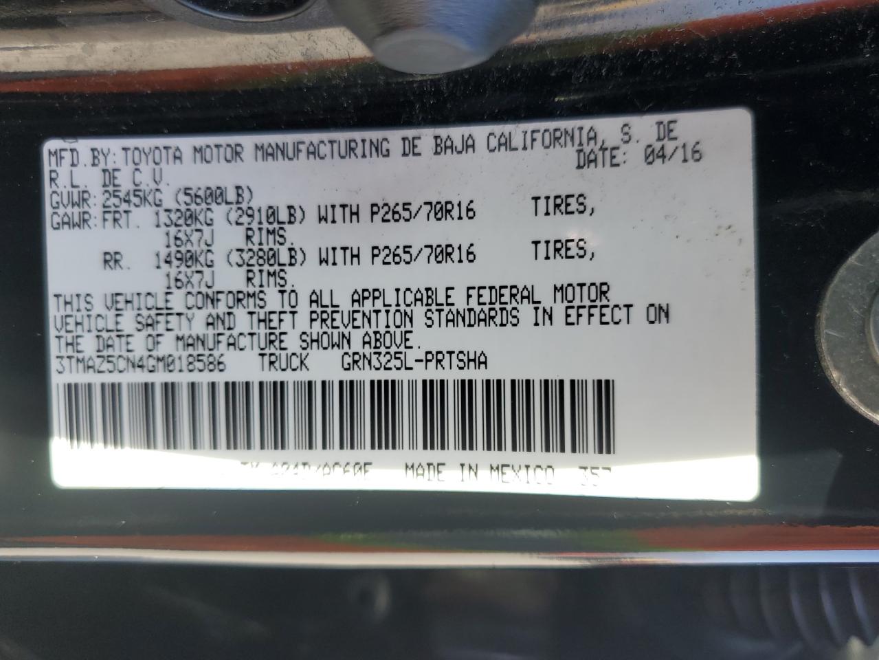 2016 Toyota Tacoma - Image 14
