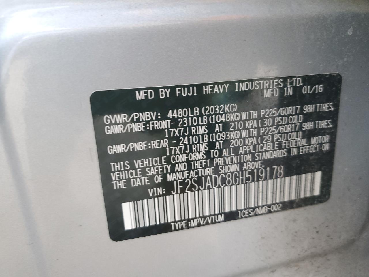 2016 Subaru Forester - Image 12