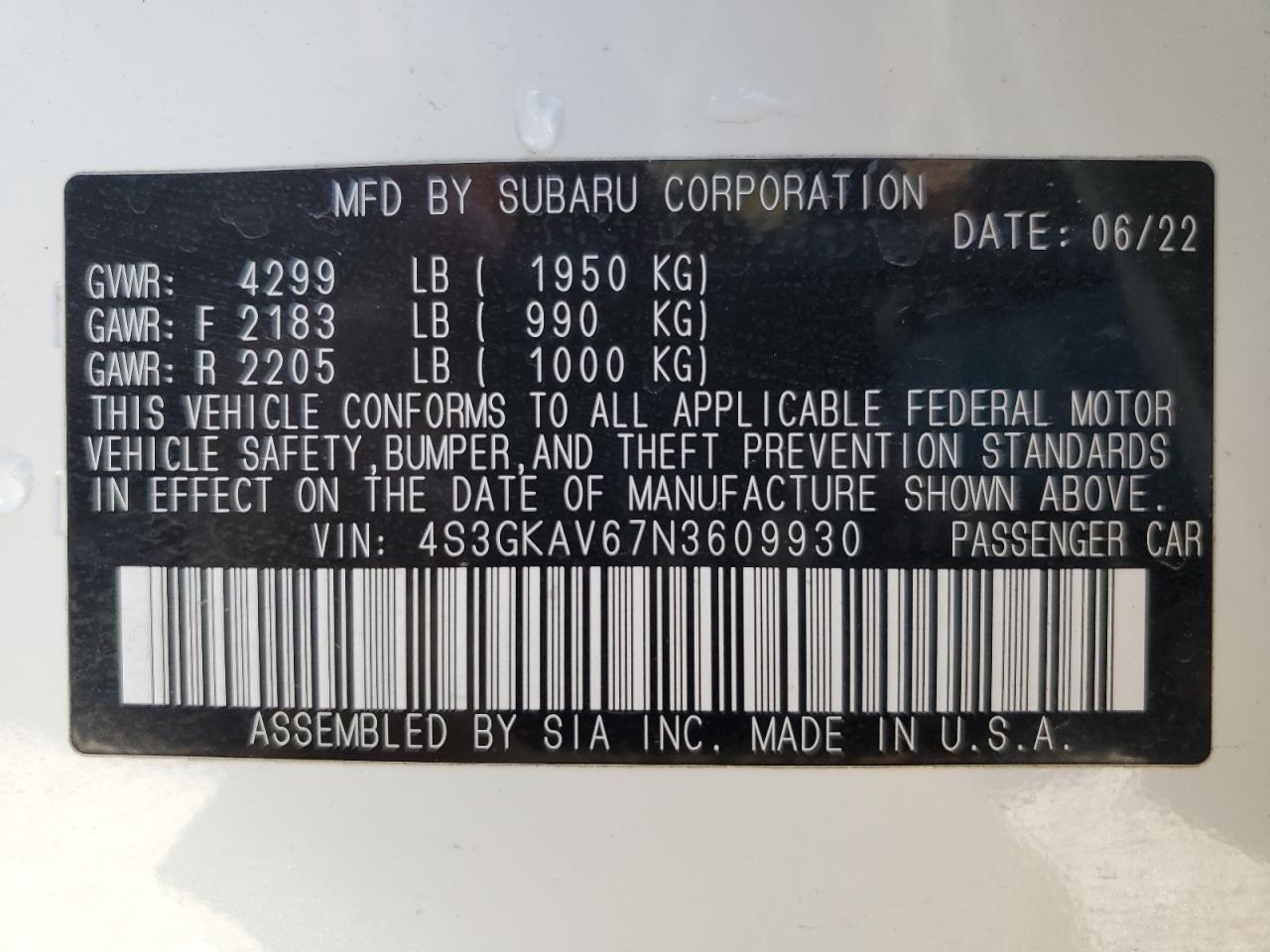 2022 Subaru Impreza - Image 13