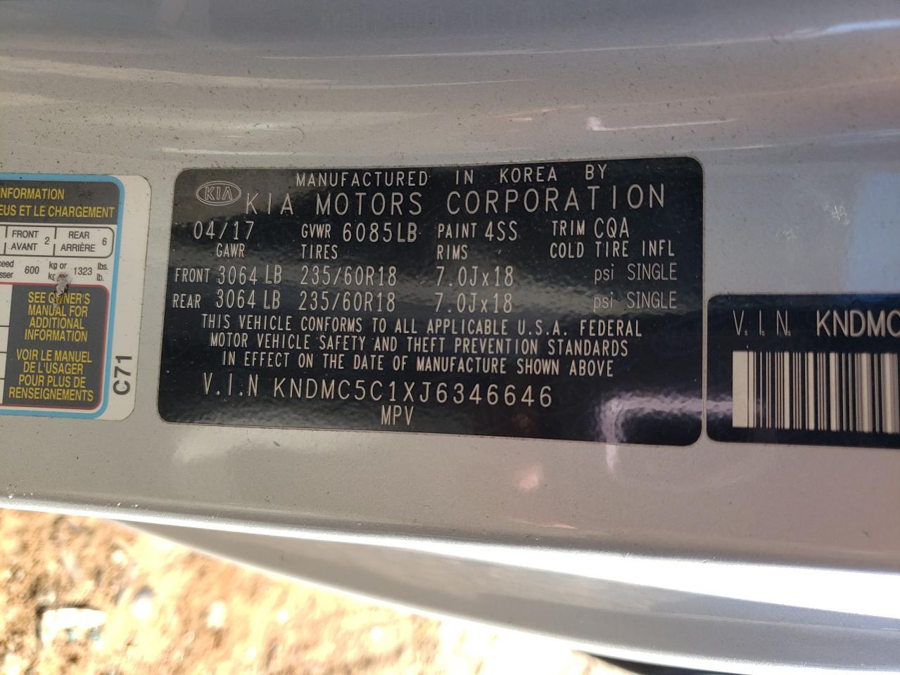 2018 Kia Sedona - Image 16