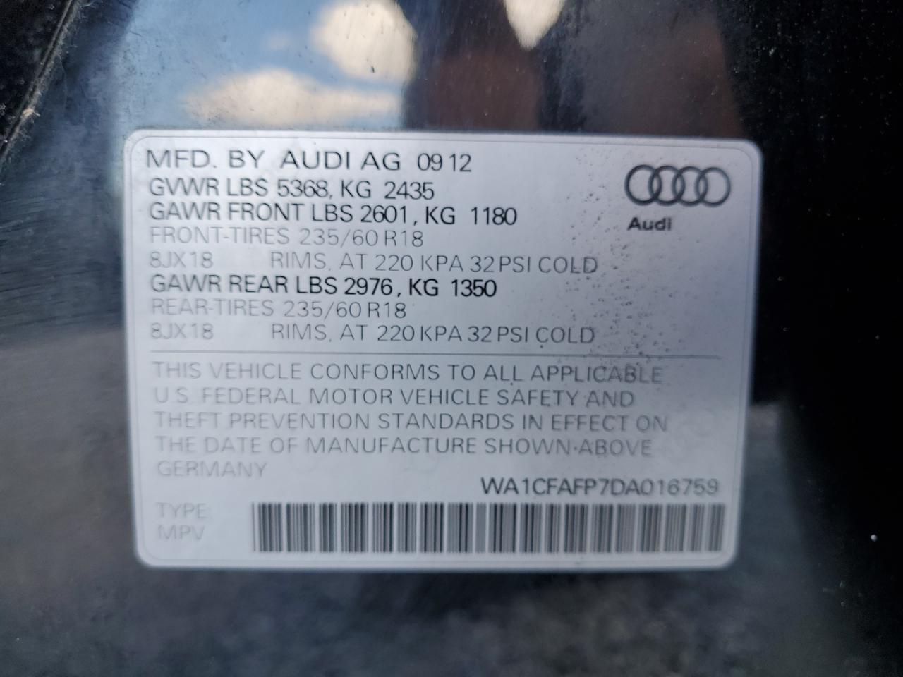 2013 Audi Q5 - Image 13