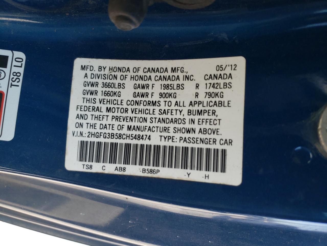 2012 Honda Civic - Image 14