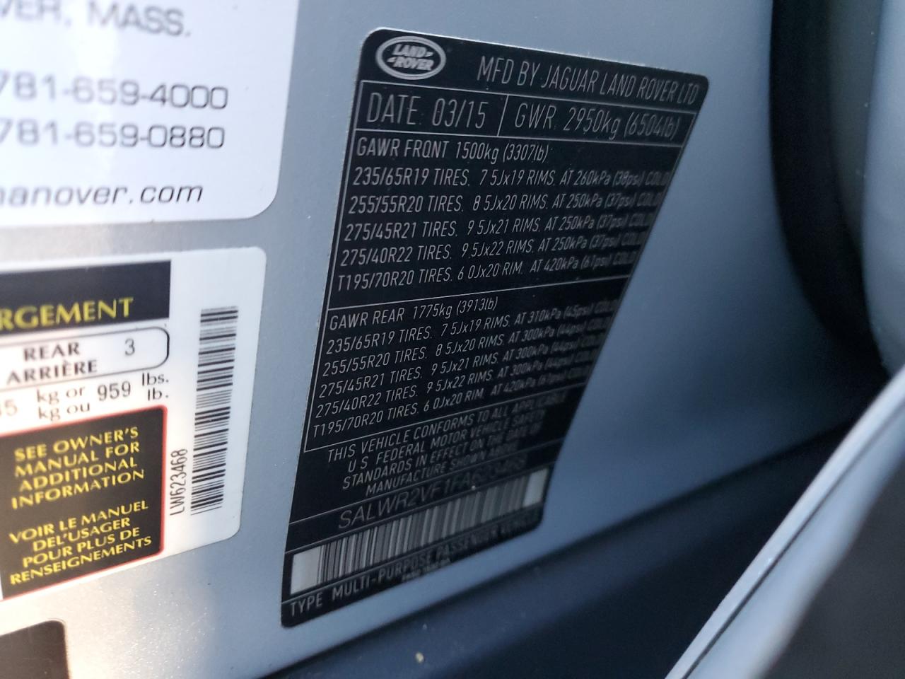 2015 Land Rover Range Rover - Image 13
