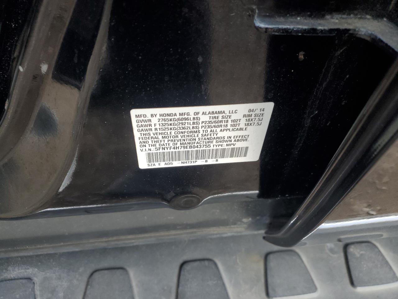2014 Honda Pilot - Image 13