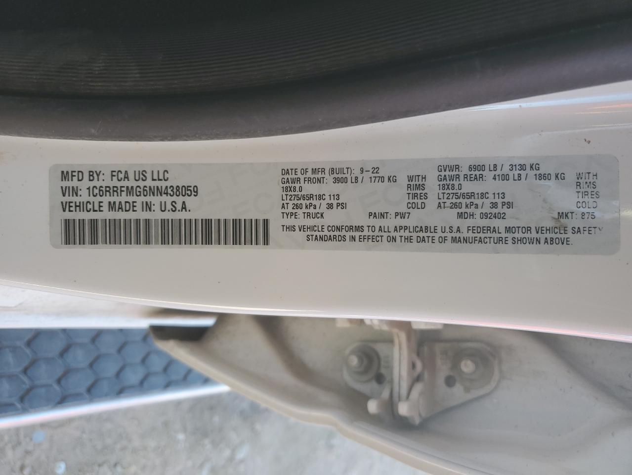 2022 RAM 1500 - Image 12
