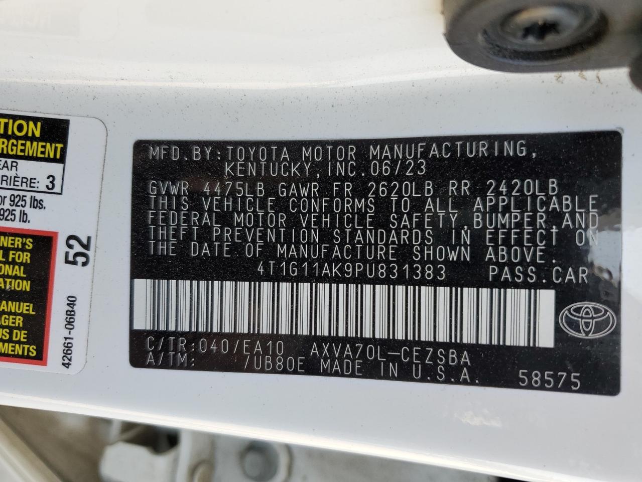 2023 Toyota Camry - Image 13