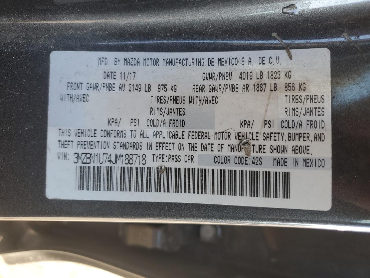 2018 Mazda 3 - Image 13