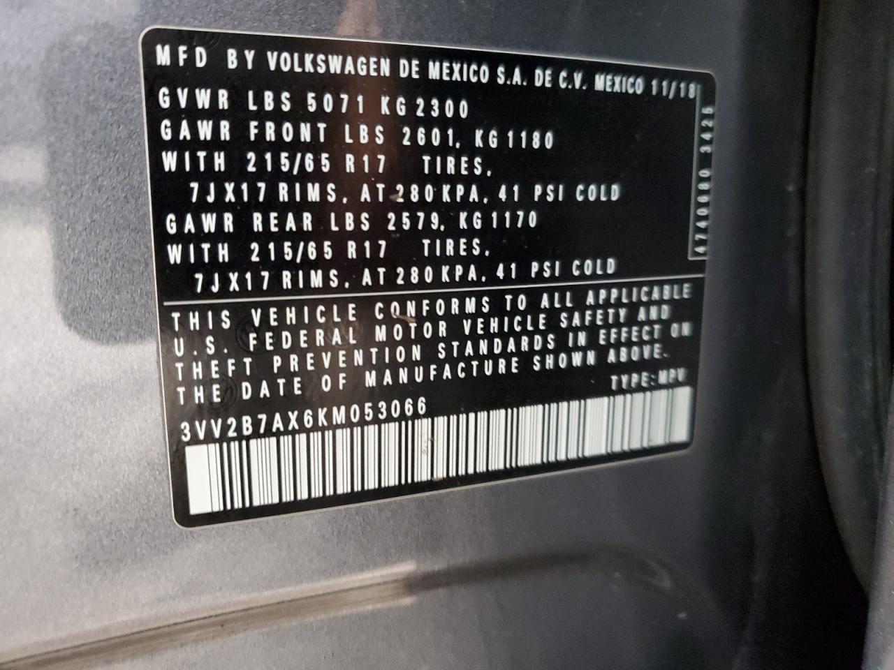 2019 Volkswagen Tiguan - Image 13