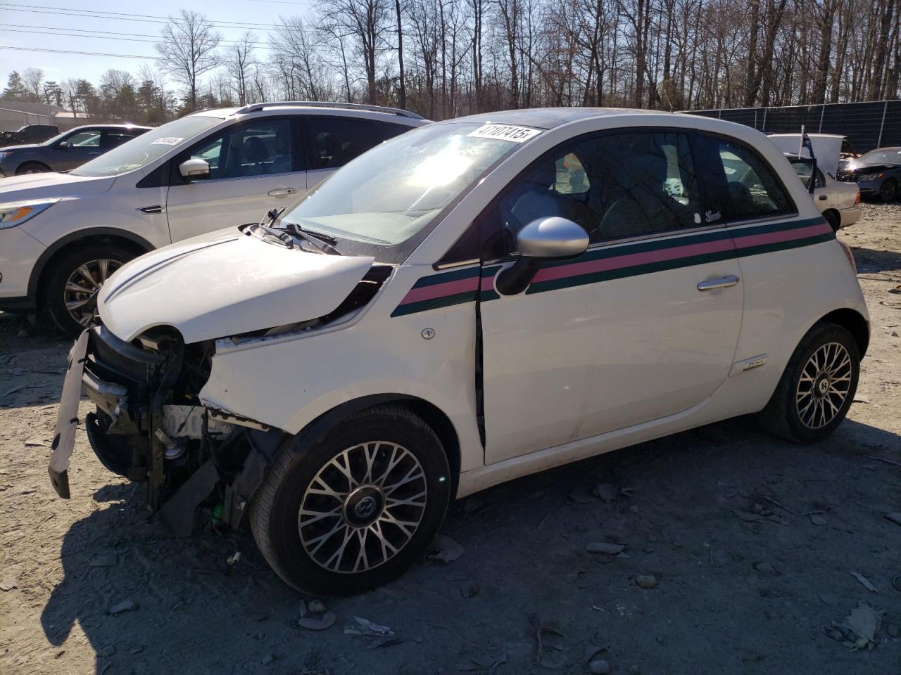2013 Fiat 500 Lounge იყიდება Waldorf-ში, MD - Front End