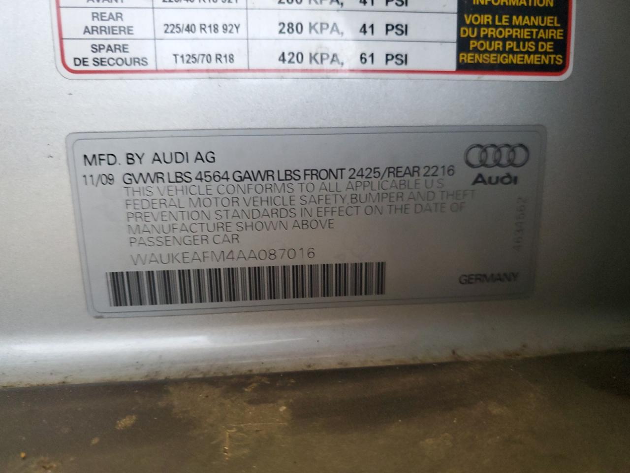 2010 Audi A3 - Image 12