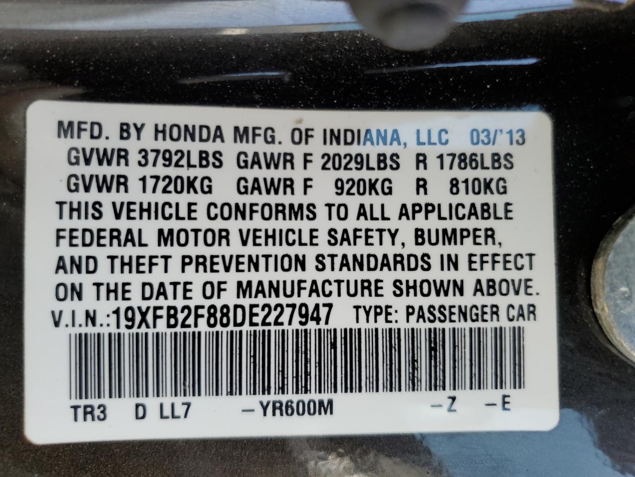2013 Honda Civic - Image 14