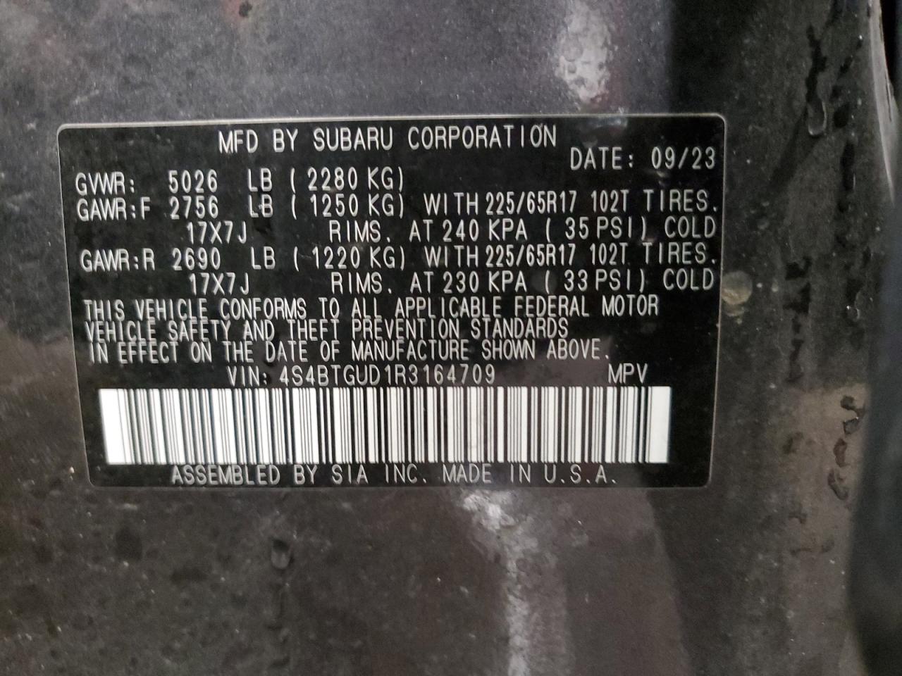 2024 Subaru Outback - Image 16