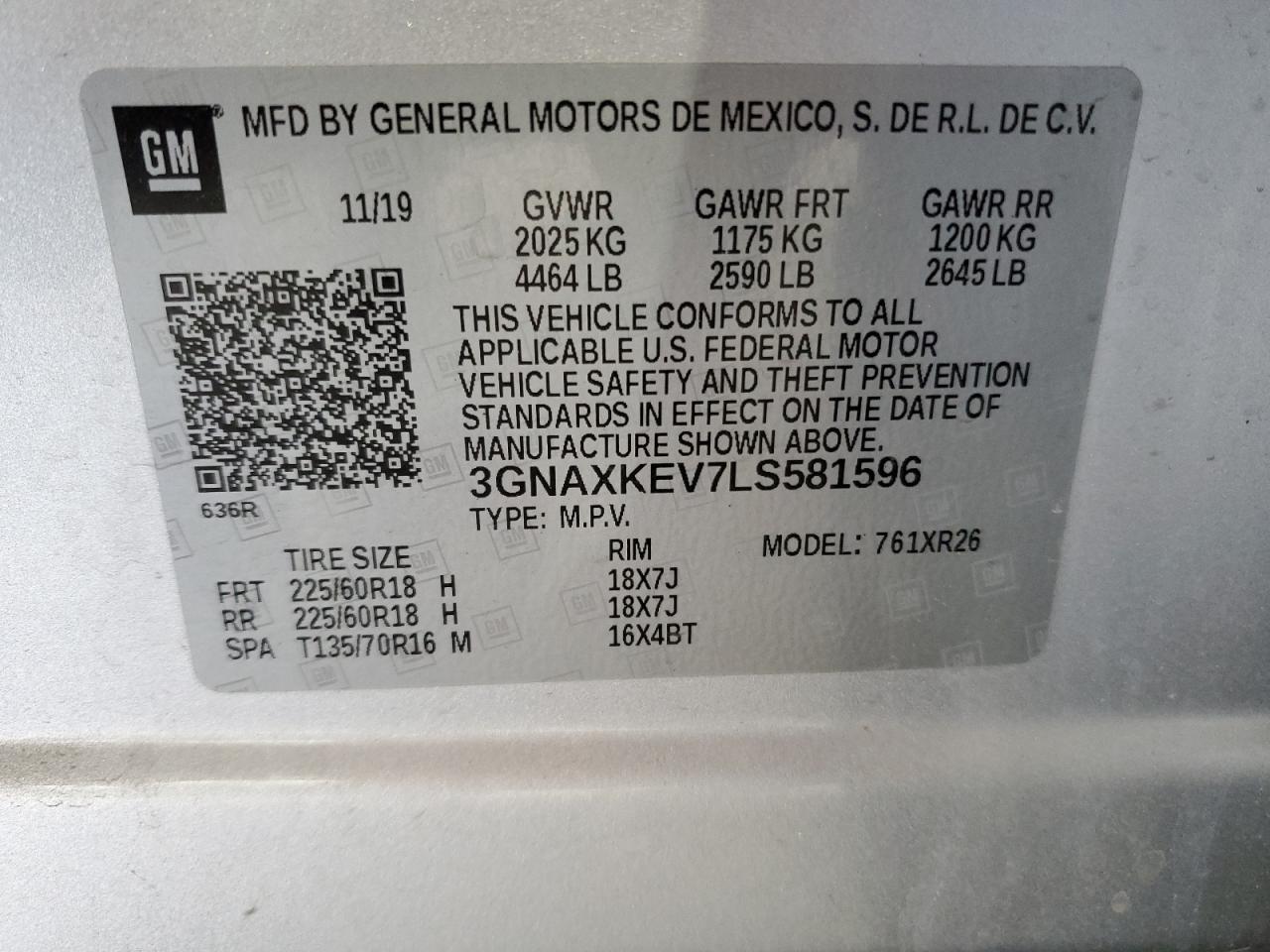 2020 Chevrolet Equinox - Image 13