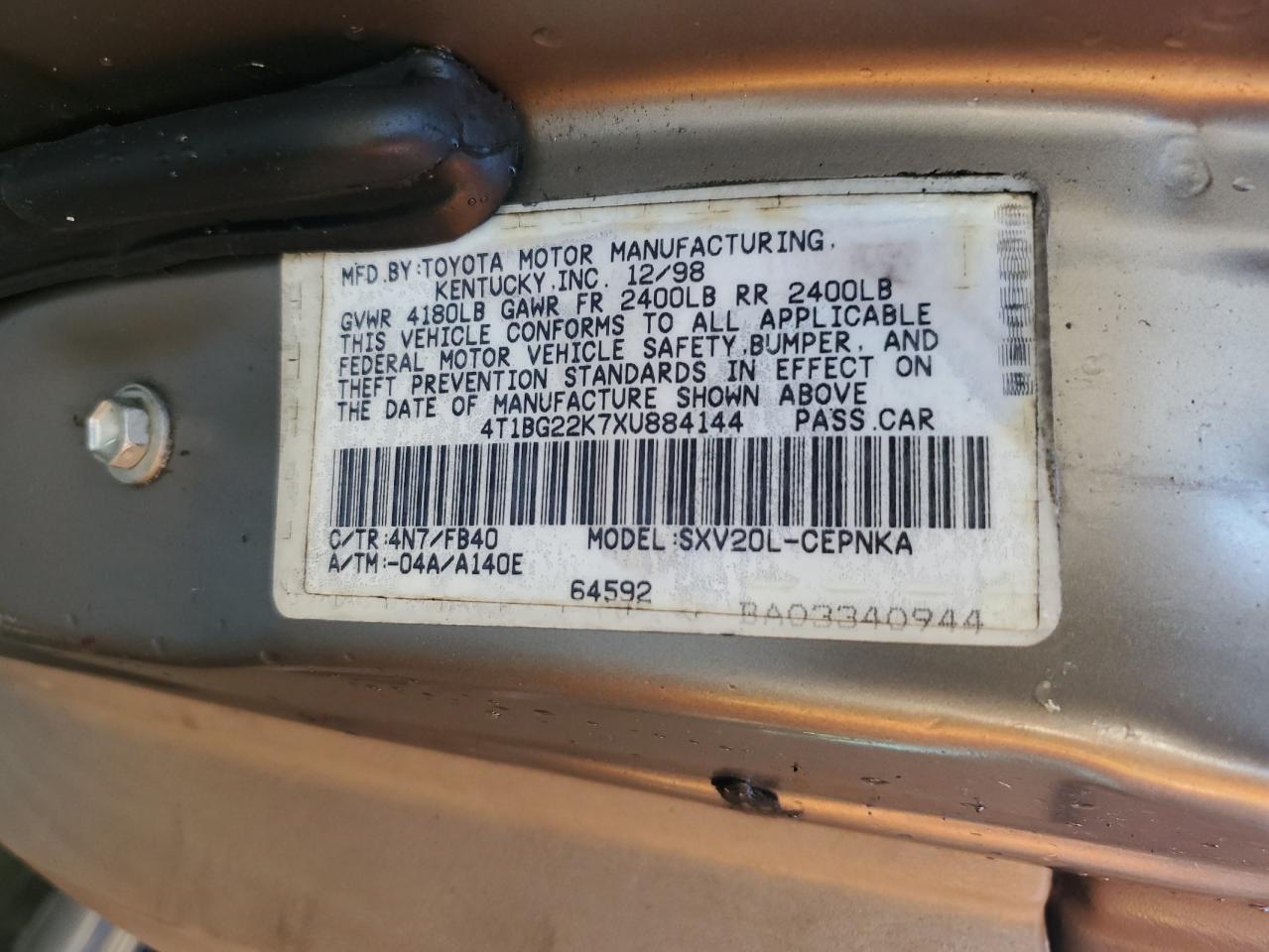 1999 Toyota Camry - Image 13