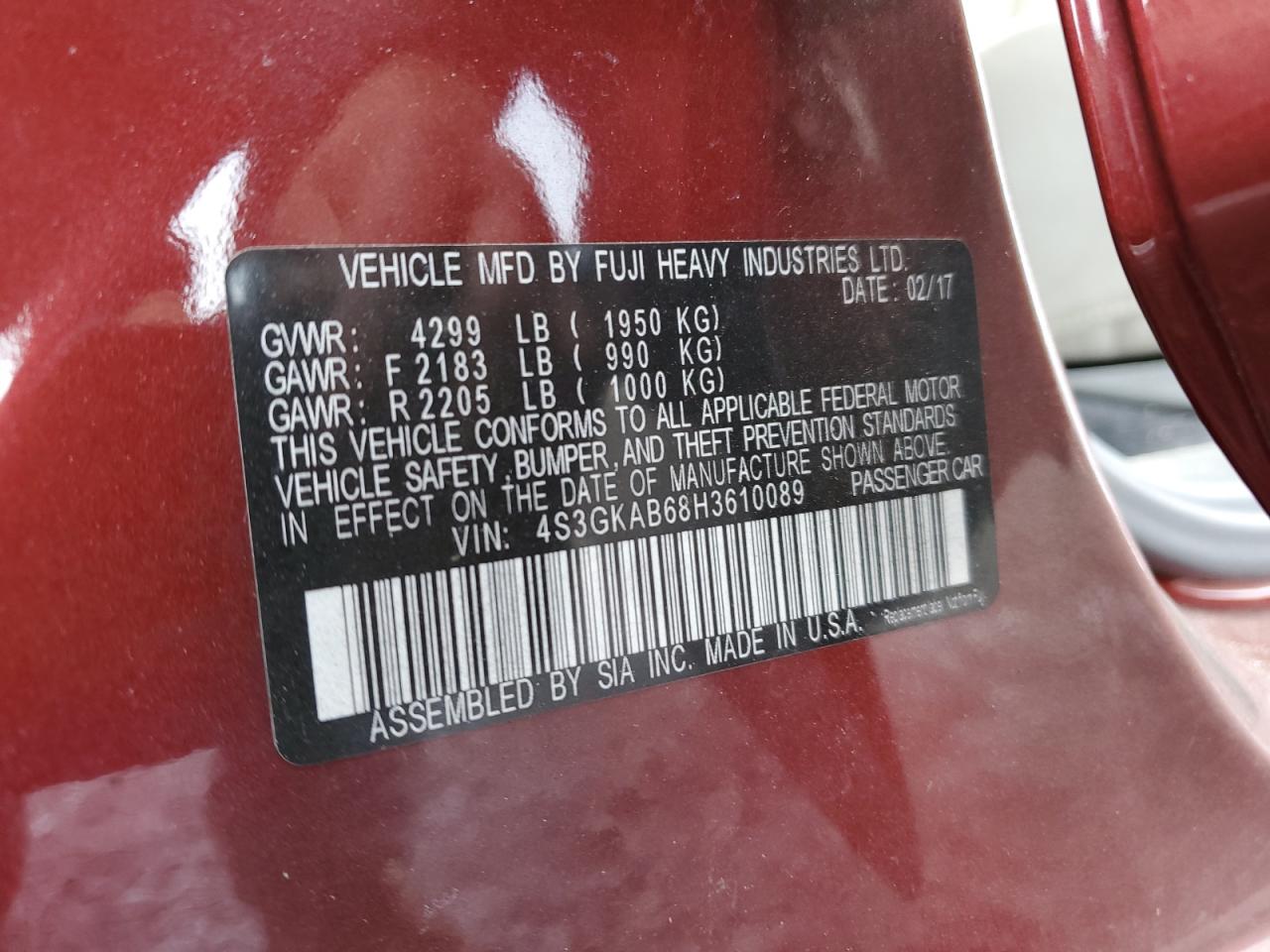 2017 Subaru Impreza - Image 14