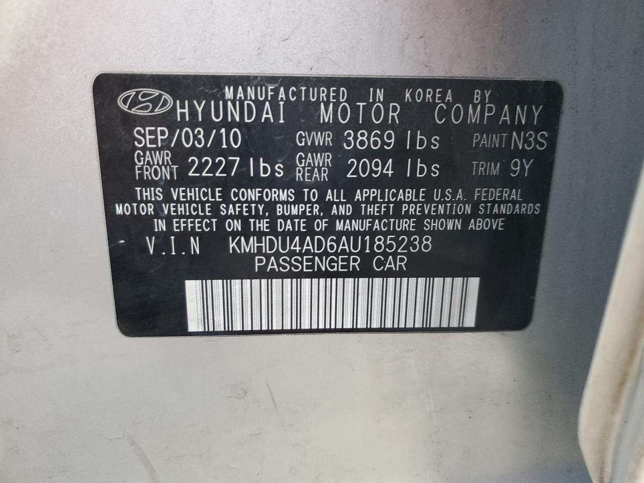 2010 Hyundai Elantra - Image 12