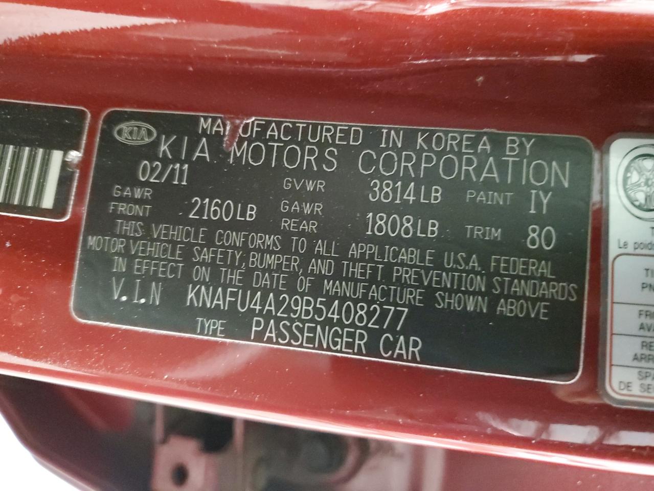 2011 Kia Forte - Image 12