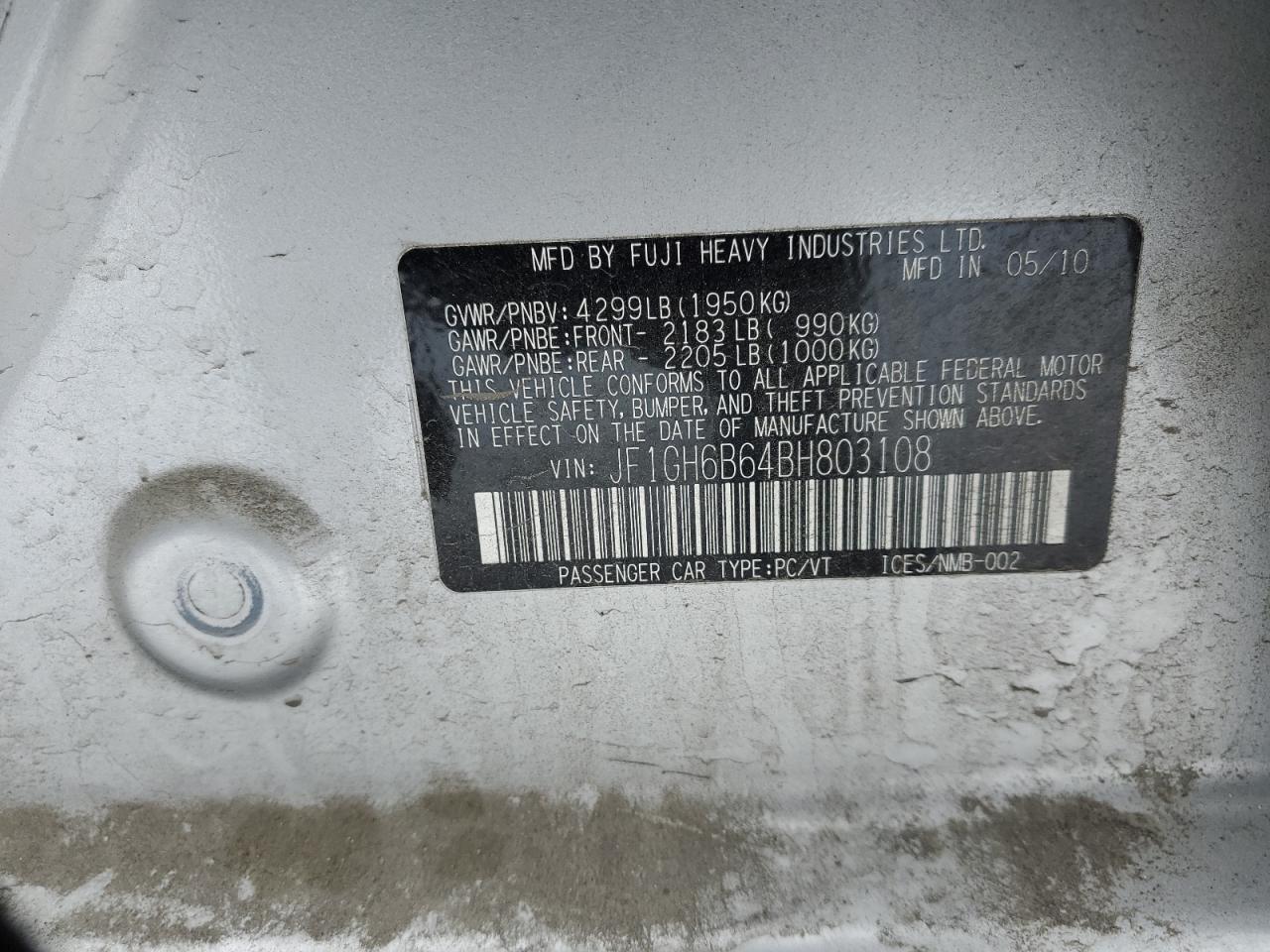 2011 Subaru Impreza - Image 12