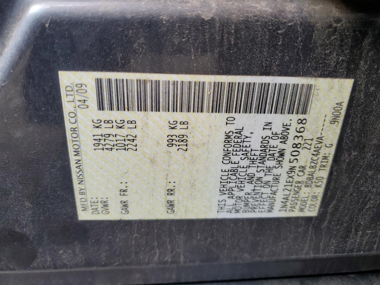 2009 Nissan Altima - Image 12