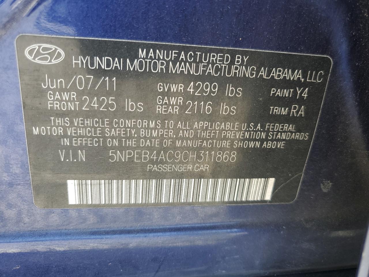 2012 Hyundai Sonata - Image 12