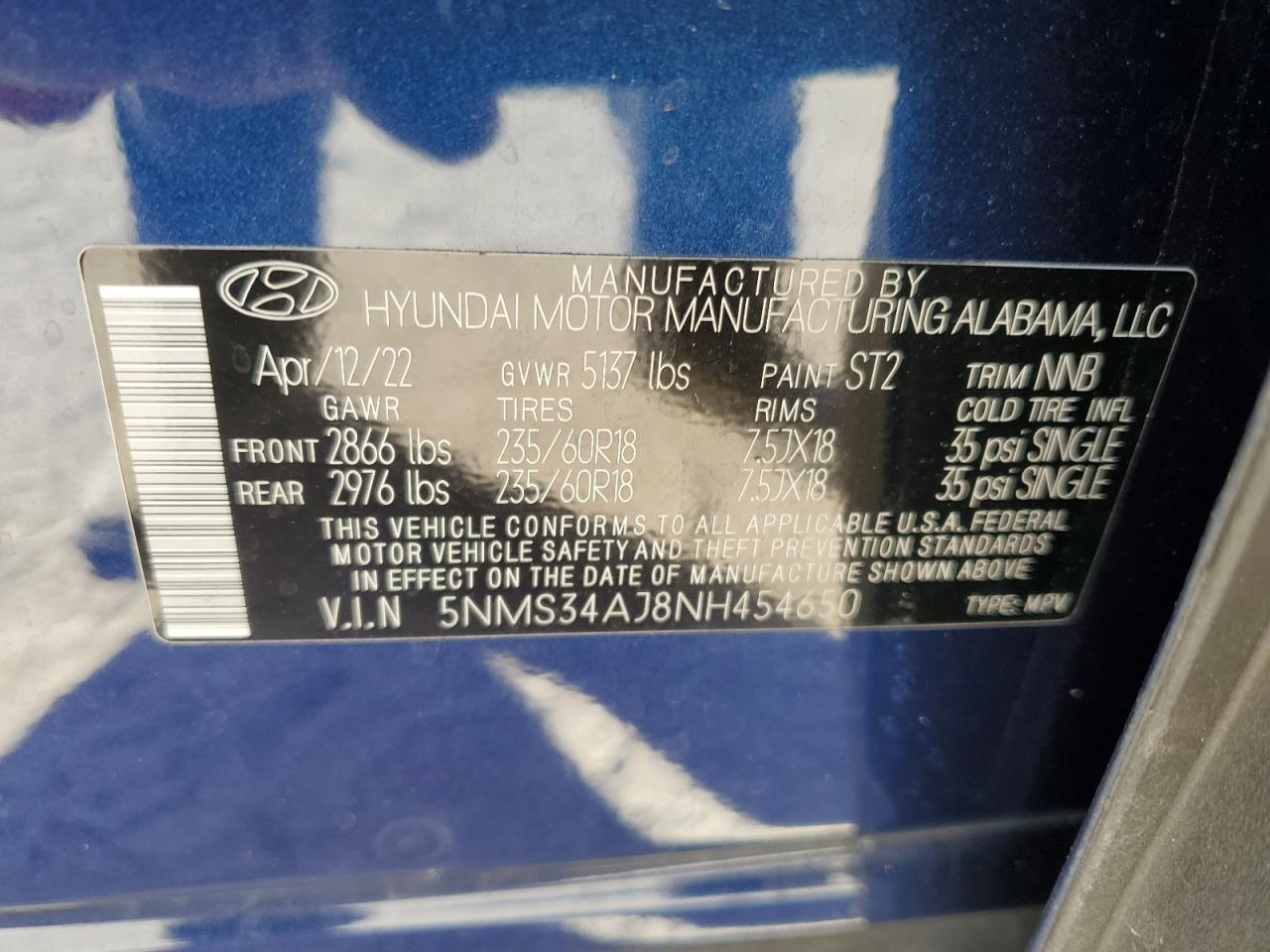 2022 Hyundai Santa Fe - Image 13