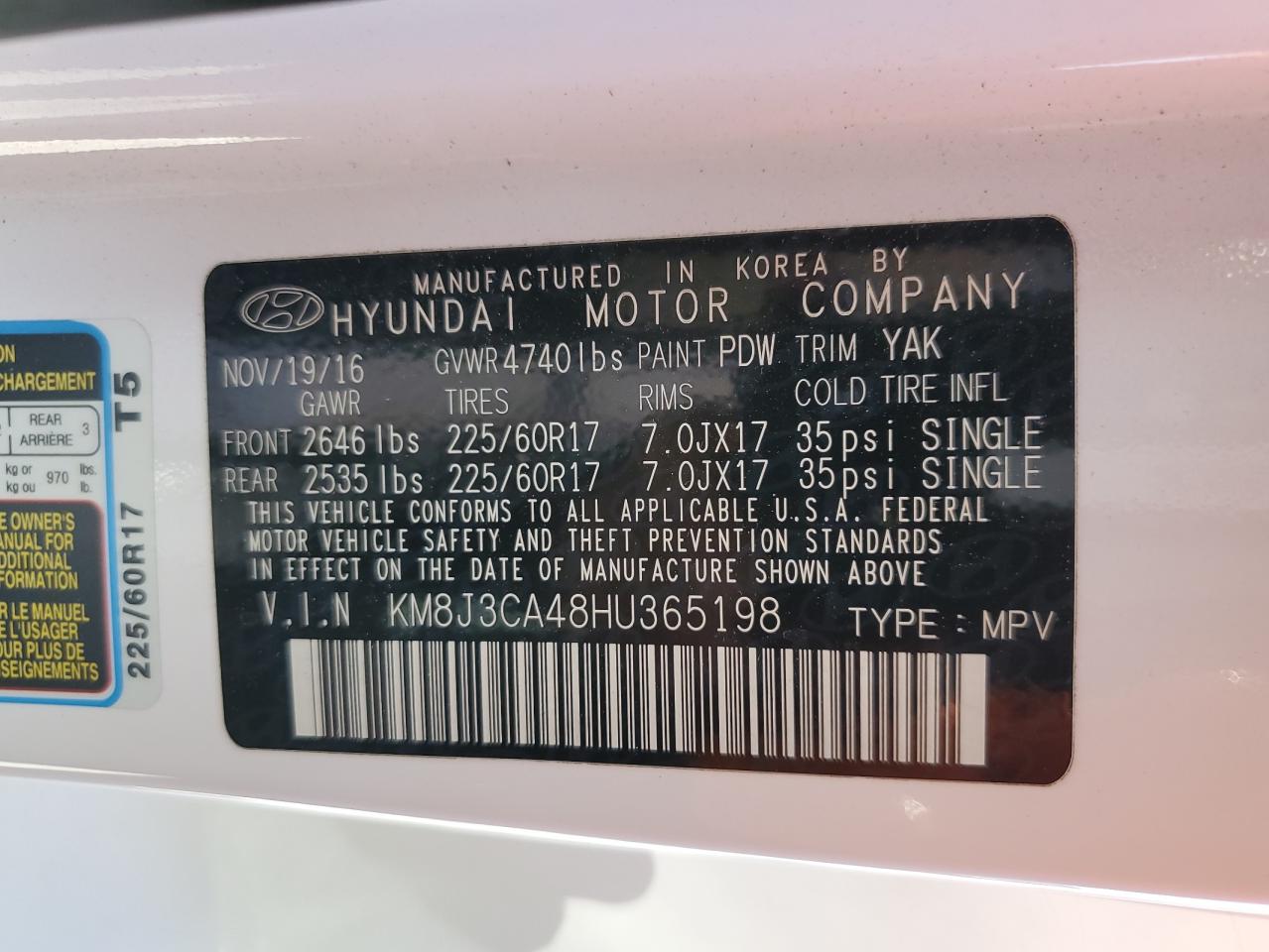 2017 Hyundai Tucson - Image 14