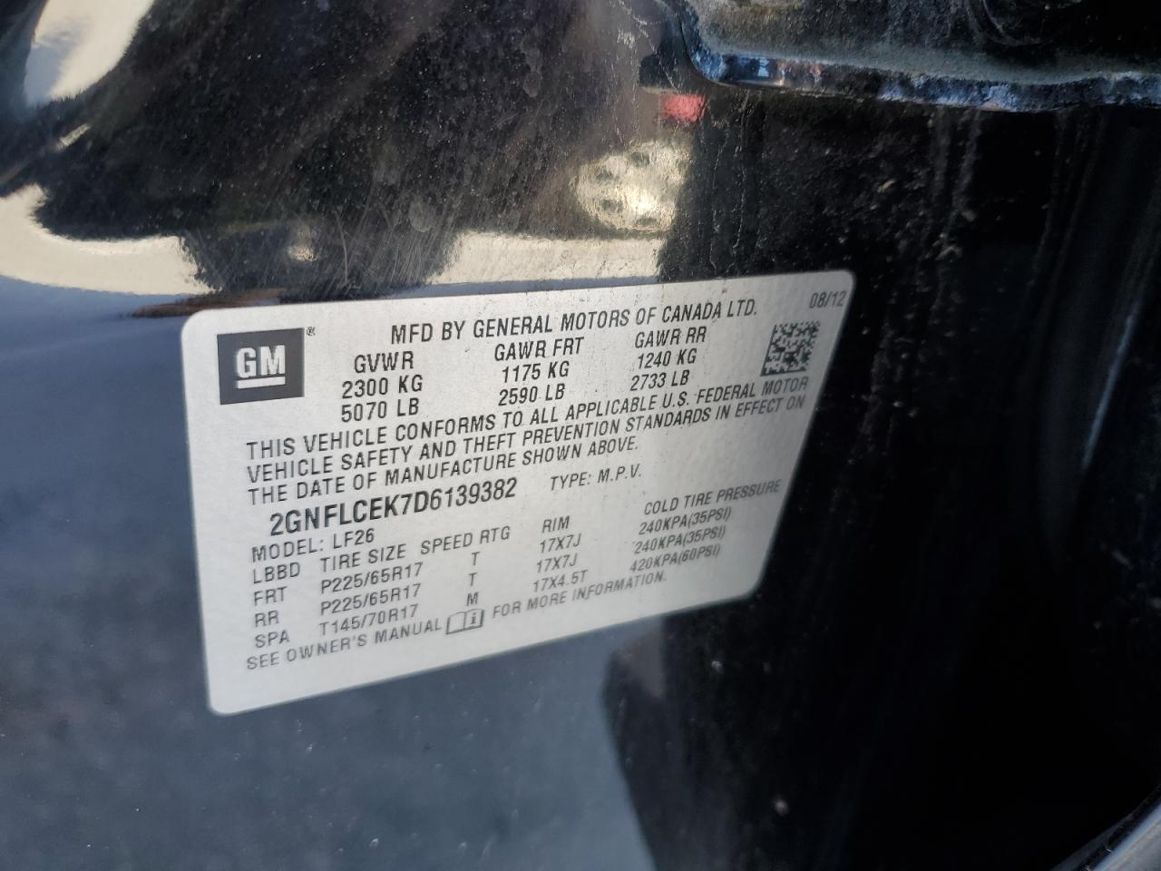 2013 Chevrolet Equinox - Image 13