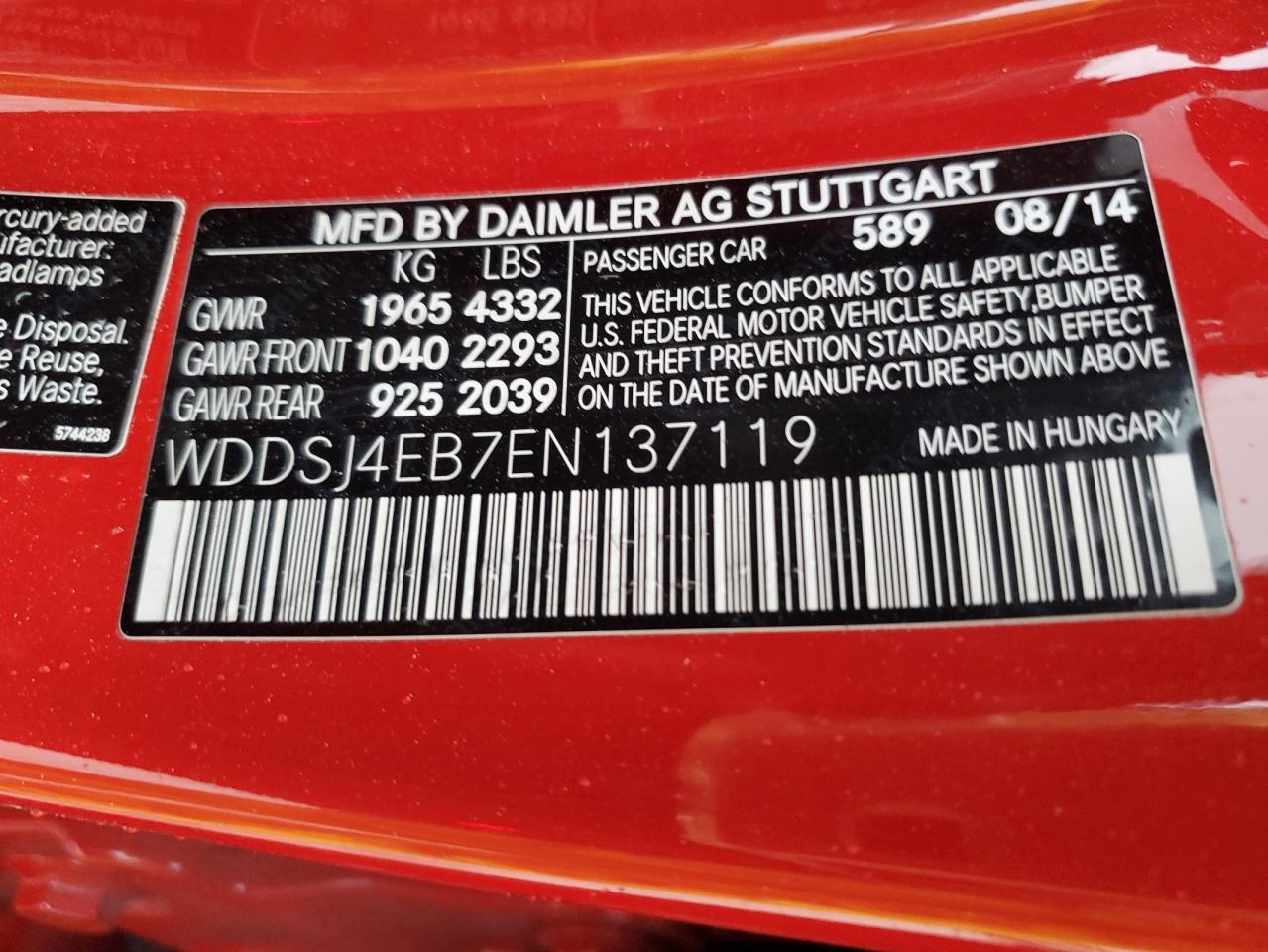 2014 Mercedes-Benz CLA-klasse - Image 12