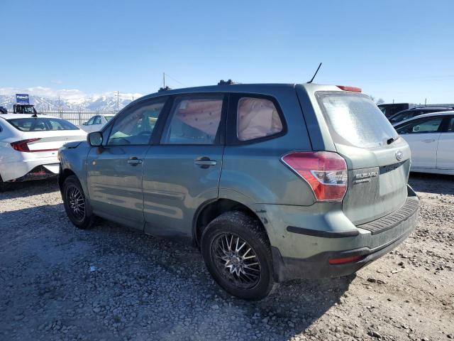  SUBARU FORESTER 2015 Зеленый